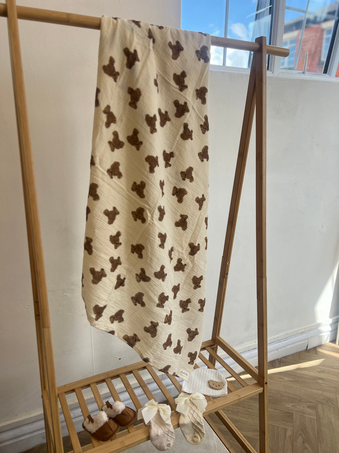 Bear Muslin Blanket