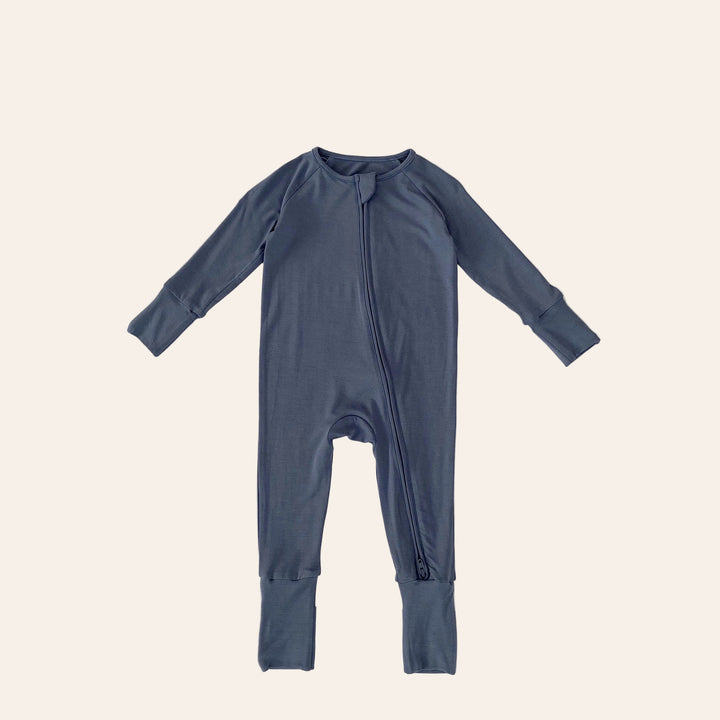 Briella Basics Blue Bamboo Sleepsuit