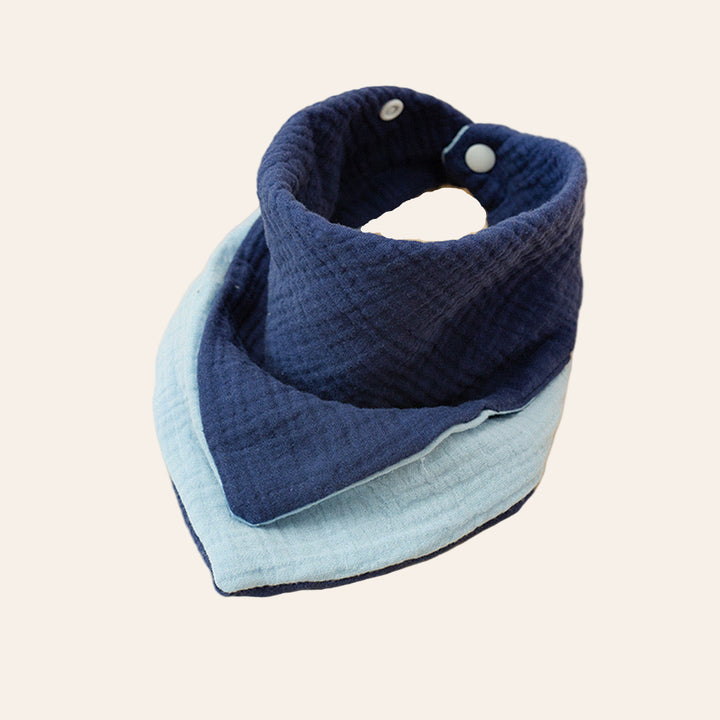 Blue Double Layered Bib